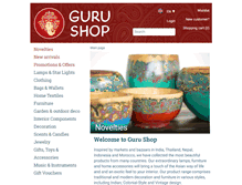 Tablet Screenshot of guru-shop.de